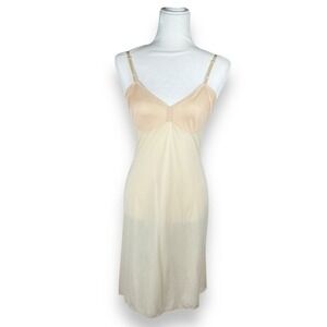 Y2K Vintage Vanity Fair Lingerie Slip Dress Womens Size 34 Babydoll Boudoir USA‎